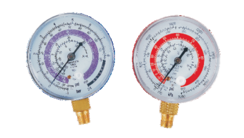 2-1/2" Manifold Gauges (°F) Red And Blue  (Class B)